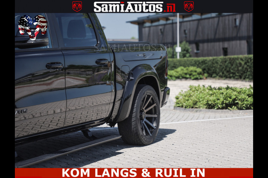 Dodge Ram LIMITED HULK | 5.7 V8 402PK " HEMI | HUD | LUCHTVERING | PANO | MWK KLEP | MEGA VOL | DC | 5 PERS | CREW CAB | DUBBELE CABINE | GRIJSKENETEKN | MEEST COMFORTABELE BEDRIJFSAUTO |
