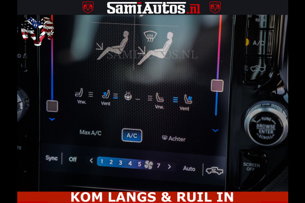 Dodge Ram LIMITED HULK | 5.7 V8 402PK " HEMI | HUD | LUCHTVERING | PANO | MWK KLEP | MEGA VOL | DC | 5 PERS | CREW CAB | DUBBELE CABINE | GRIJSKENETEKN | MEEST COMFORTABELE BEDRIJFSAUTO |