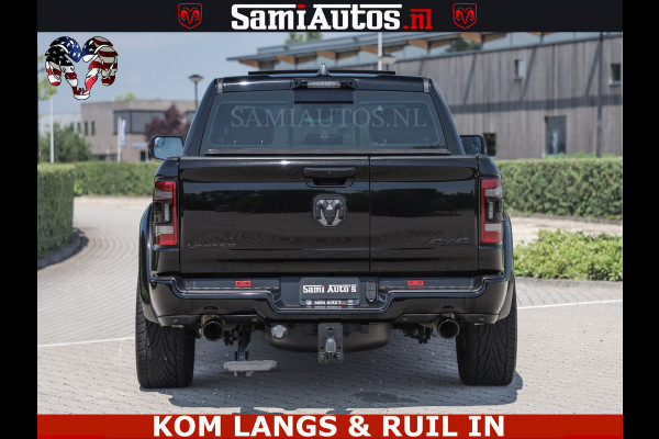 Dodge Ram LIMITED HULK | 5.7 V8 402PK " HEMI | HUD | LUCHTVERING | PANO | MWK KLEP | MEGA VOL | DC | 5 PERS | CREW CAB | DUBBELE CABINE | GRIJSKENETEKN | MEEST COMFORTABELE BEDRIJFSAUTO |