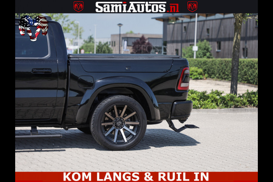 Dodge Ram LIMITED HULK | 5.7 V8 402PK " HEMI | HUD | LUCHTVERING | PANO | MWK KLEP | MEGA VOL | DC | 5 PERS | CREW CAB | DUBBELE CABINE | GRIJSKENETEKN | MEEST COMFORTABELE BEDRIJFSAUTO |
