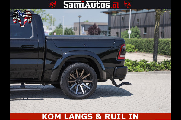 Dodge Ram LIMITED HULK | 5.7 V8 402PK " HEMI | HUD | LUCHTVERING | PANO | MWK KLEP | MEGA VOL | DC | 5 PERS | CREW CAB | DUBBELE CABINE | GRIJSKENETEKN | MEEST COMFORTABELE BEDRIJFSAUTO |