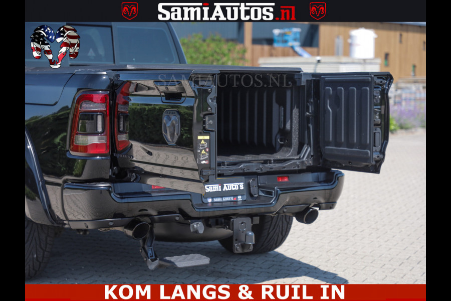Dodge Ram LIMITED HULK | 5.7 V8 402PK " HEMI | HUD | LUCHTVERING | PANO | MWK KLEP | MEGA VOL | DC | 5 PERS | CREW CAB | DUBBELE CABINE | GRIJSKENETEKN | MEEST COMFORTABELE BEDRIJFSAUTO |