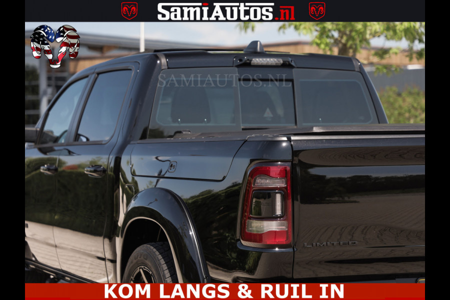 Dodge Ram LIMITED HULK | 5.7 V8 402PK " HEMI | HUD | LUCHTVERING | PANO | MWK KLEP | MEGA VOL | DC | 5 PERS | CREW CAB | DUBBELE CABINE | GRIJSKENETEKN | MEEST COMFORTABELE BEDRIJFSAUTO |