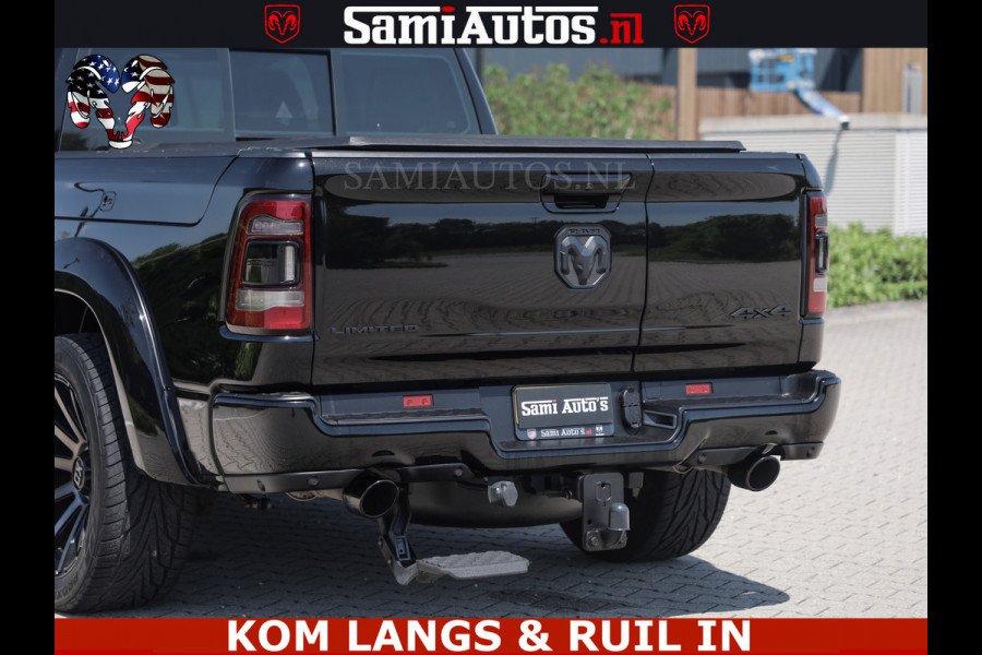 Dodge Ram LIMITED HULK | 5.7 V8 402PK " HEMI | HUD | LUCHTVERING | PANO | MWK KLEP | MEGA VOL | DC | 5 PERS | CREW CAB | DUBBELE CABINE | GRIJSKENETEKN | MEEST COMFORTABELE BEDRIJFSAUTO |