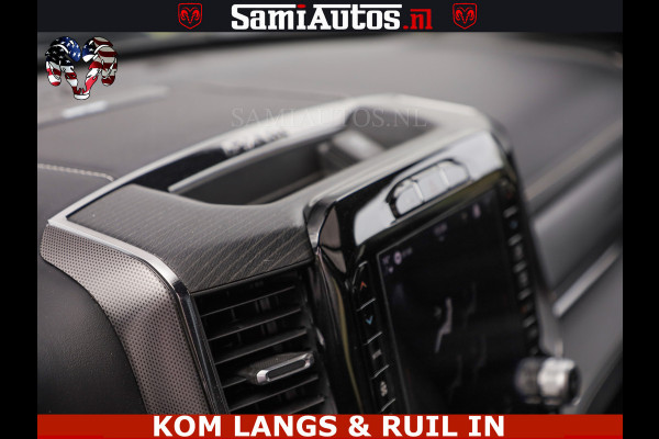Dodge Ram LIMITED HULK | 5.7 V8 402PK " HEMI | HUD | LUCHTVERING | PANO | MWK KLEP | MEGA VOL | DC | 5 PERS | CREW CAB | DUBBELE CABINE | GRIJSKENETEKN | MEEST COMFORTABELE BEDRIJFSAUTO |
