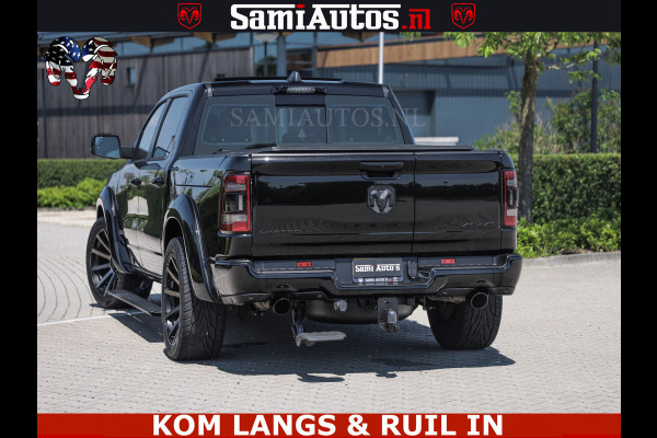 Dodge Ram LIMITED HULK | 5.7 V8 402PK " HEMI | HUD | LUCHTVERING | PANO | MWK KLEP | MEGA VOL | DC | 5 PERS | CREW CAB | DUBBELE CABINE | GRIJSKENETEKN | MEEST COMFORTABELE BEDRIJFSAUTO |