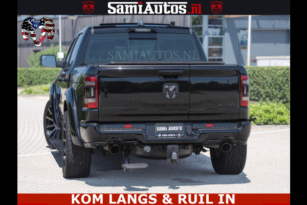 Dodge Ram LIMITED HULK | 5.7 V8 402PK " HEMI | HUD | LUCHTVERING | PANO | MWK KLEP | MEGA VOL | DC | 5 PERS | CREW CAB | DUBBELE CABINE | GRIJSKENETEKN | MEEST COMFORTABELE BEDRIJFSAUTO |