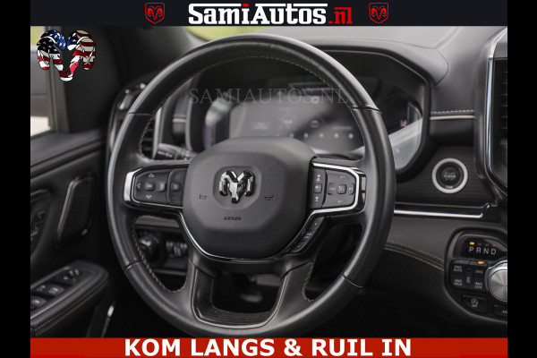 Dodge Ram LIMITED HULK | 5.7 V8 402PK " HEMI | HUD | LUCHTVERING | PANO | MWK KLEP | MEGA VOL | DC | 5 PERS | CREW CAB | DUBBELE CABINE | GRIJSKENETEKN | MEEST COMFORTABELE BEDRIJFSAUTO |