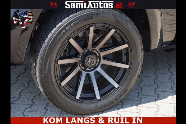 Dodge Ram LIMITED HULK | 5.7 V8 402PK " HEMI | HUD | LUCHTVERING | PANO | MWK KLEP | MEGA VOL | DC | 5 PERS | CREW CAB | DUBBELE CABINE | GRIJSKENETEKN | MEEST COMFORTABELE BEDRIJFSAUTO |