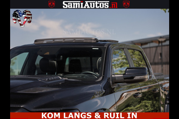 Dodge Ram LIMITED HULK | 5.7 V8 402PK " HEMI | HUD | LUCHTVERING | PANO | MWK KLEP | MEGA VOL | DC | 5 PERS | CREW CAB | DUBBELE CABINE | GRIJSKENETEKN | MEEST COMFORTABELE BEDRIJFSAUTO |