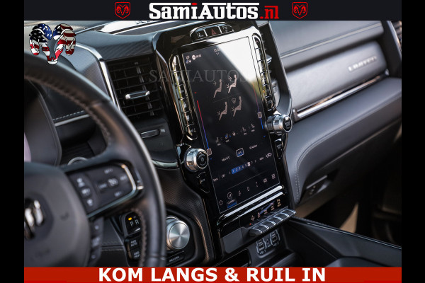 Dodge Ram LIMITED HULK | 5.7 V8 402PK " HEMI | HUD | LUCHTVERING | PANO | MWK KLEP | MEGA VOL | DC | 5 PERS | CREW CAB | DUBBELE CABINE | GRIJSKENETEKN | MEEST COMFORTABELE BEDRIJFSAUTO |