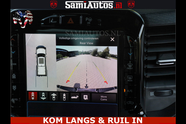 Dodge Ram LIMITED HULK | 5.7 V8 402PK " HEMI | HUD | LUCHTVERING | PANO | MWK KLEP | MEGA VOL | DC | 5 PERS | CREW CAB | DUBBELE CABINE | GRIJSKENETEKN | MEEST COMFORTABELE BEDRIJFSAUTO |