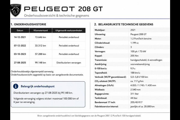 Peugeot 208 1.2 PureTech GT Navigatie Apple Carplay Android Auto Parkeersensoren Cruise Control Climate Control