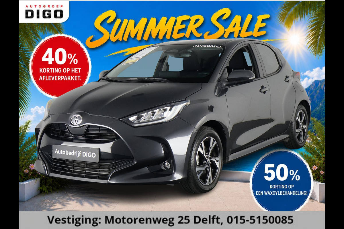 Toyota Yaris 1.5 HYBRID DYNAMIC PACK GARANTIE 2035 !! BIJNA NIEUW. CAMERA. APPEL/ANDROID/ ADAPTIVE