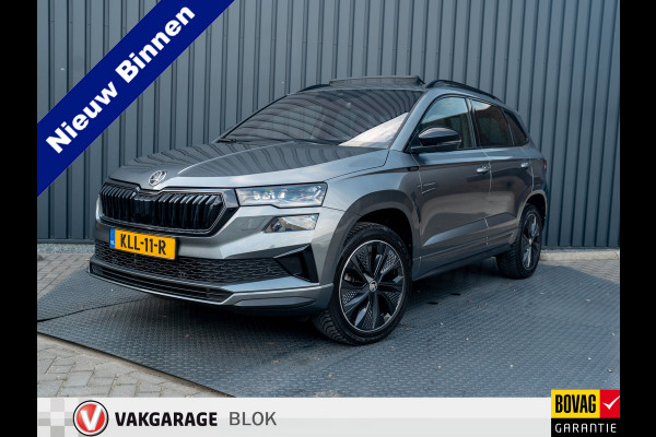 Škoda Karoq 1.5 TSI ACT Sportline Business | Panodak | Trekhaak wegkl. | Stoel geheugen | Leder | Prijs Rijklaar!!