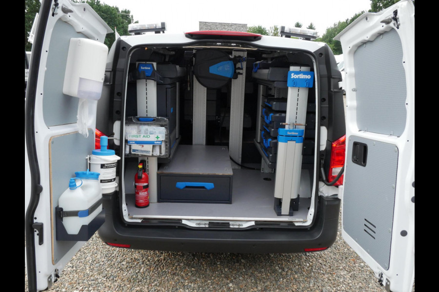 Mercedes-Benz Vito 110 CDI 100PK, Lang, Airco, 2 x Schuifdeur, Sortimo-inrichting