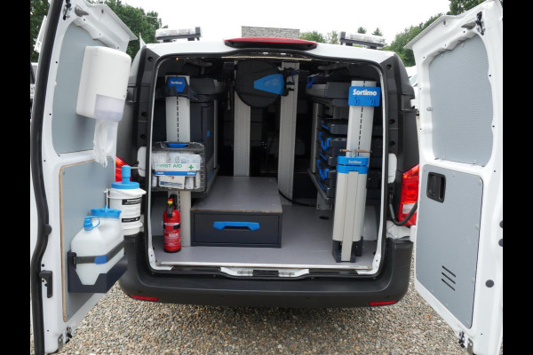 Mercedes-Benz Vito 110 CDI 100PK, Lang, Airco, 2 x Schuifdeur, Sortimo-inrichting