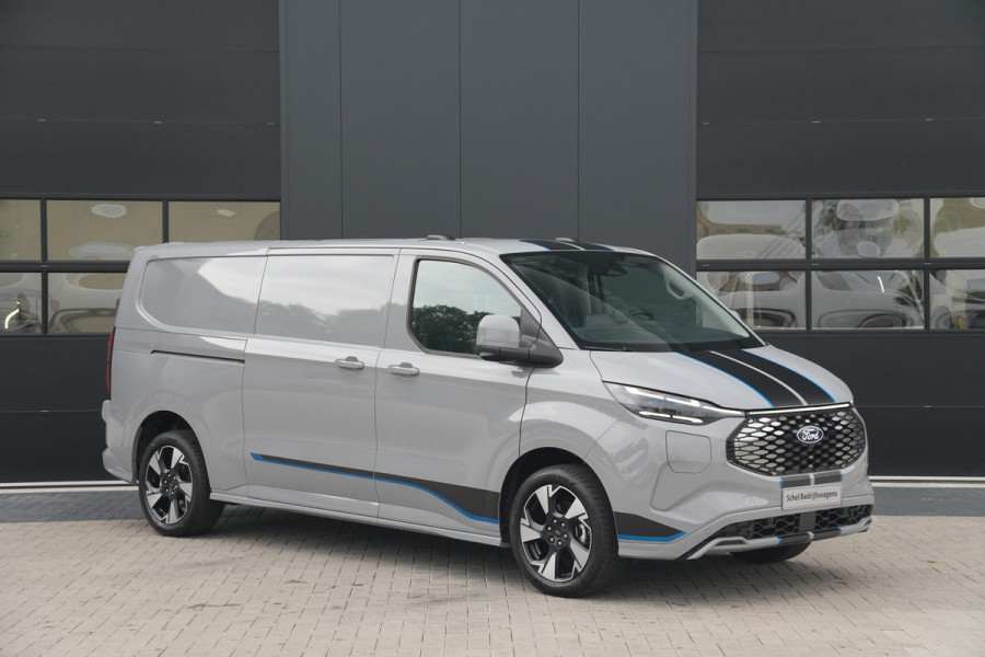 Ford E-Transit Custom 340 L2H1 Sport 71 kWh 218pk - ACC - B&O - Navi - Stoel/Stuurverwarming - 360 Camera - Blindspot - Rijklaar