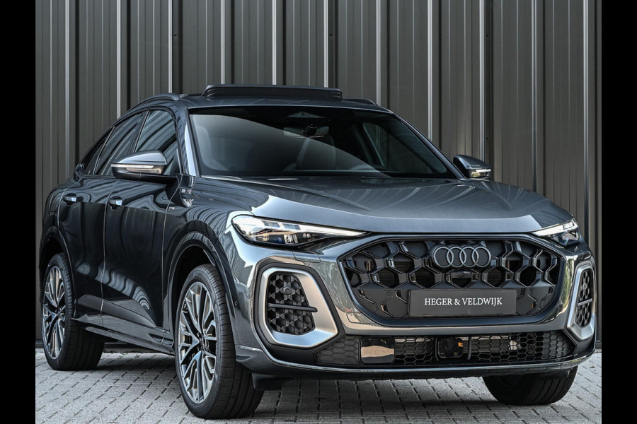 Audi Q5 Sportback 2.0 TFSI e-hybrid quattro S edition 367pk | S-stoelen | Panoramadak | Elektr. trekhaak | Oled verlichting | Adaptive cruise control | Tech Plus | 360 Camera | Memory | Ambiance interieur |