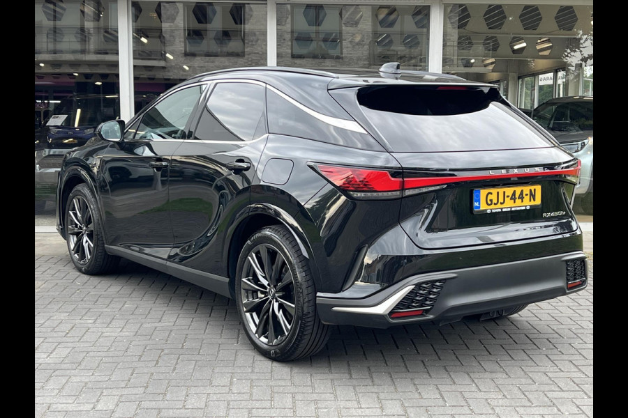 Lexus RX 450h+ AWD F Sport Design | Eerste eigenaar, Trekhaak, Leer, 21 inch, Stoelventilatie, Stuurverwarming, Geheugenfunctie, Head up