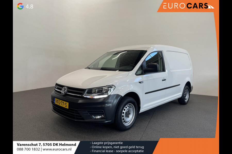 Volkswagen Caddy 1.4 TGI L2H1 EcoFuel Maxi Comfortline Airco Cruise PDC Verwarmbare voorruit Comfortstoelen Alarm Bluetooth Schuifdeur