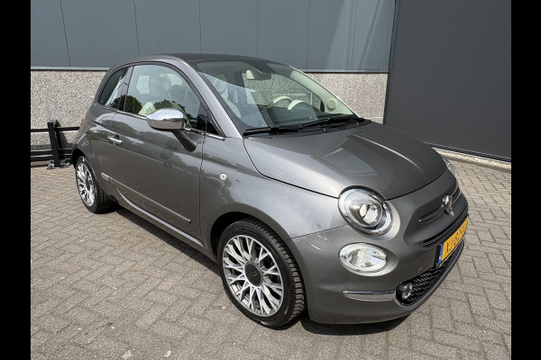 Fiat 500C 0.9 TwinAir Turbo Lounge Automaat Glazen panoramadak - Airco - Navigatie - Parkeersensor achter - Licht metalen velgen 15 inch - Cruise control - Mistlampen - Elektrische ramen - Stuur multifunctioneel - Bluetooth - Centrale vergrendeling met afstandsbediening - Start/stop systeem