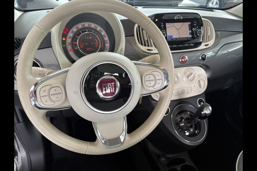 Fiat 500C 0.9 TwinAir Turbo Lounge Automaat Glazen panoramadak - Airco - Navigatie - Parkeersensor achter - Licht metalen velgen 15 inch - Cruise control - Mistlampen - Elektrische ramen - Stuur multifunctioneel - Bluetooth - Centrale vergrendeling met afstandsbediening - Start/stop systeem