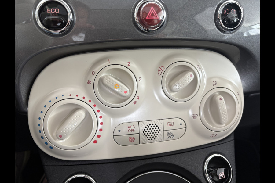 Fiat 500C 0.9 TwinAir Turbo Lounge Automaat Glazen panoramadak - Airco - Navigatie - Parkeersensor achter - Licht metalen velgen 15 inch - Cruise control - Mistlampen - Elektrische ramen - Stuur multifunctioneel - Bluetooth - Centrale vergrendeling met afstandsbediening - Start/stop systeem