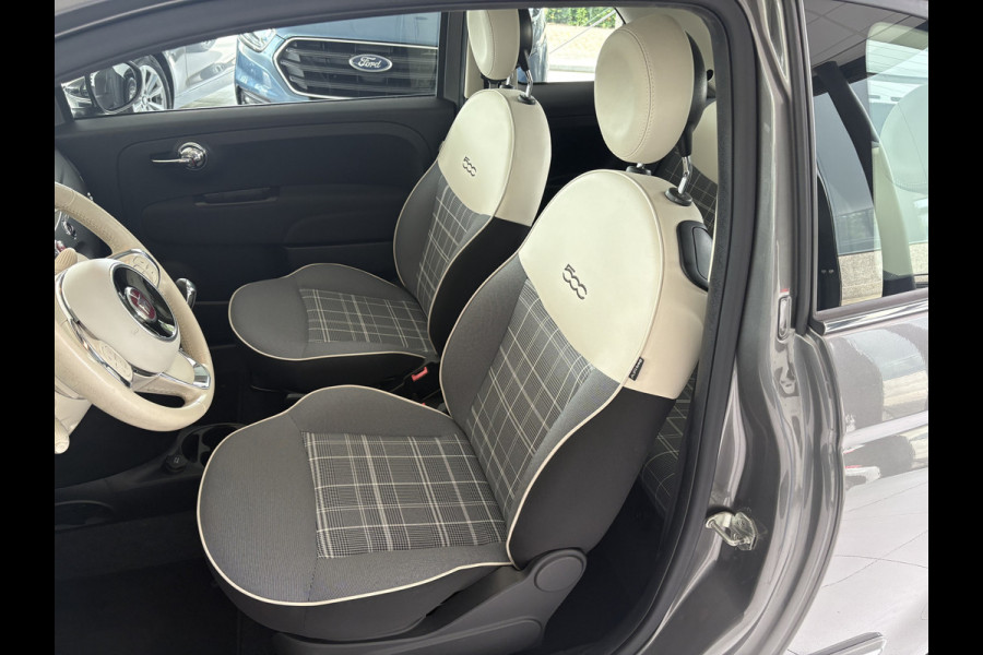 Fiat 500C 0.9 TwinAir Turbo Lounge Automaat Glazen panoramadak - Airco - Navigatie - Parkeersensor achter - Licht metalen velgen 15 inch - Cruise control - Mistlampen - Elektrische ramen - Stuur multifunctioneel - Bluetooth - Centrale vergrendeling met afstandsbediening - Start/stop systeem
