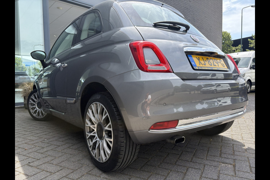 Fiat 500C 0.9 TwinAir Turbo Lounge Automaat Glazen panoramadak - Airco - Navigatie - Parkeersensor achter - Licht metalen velgen 15 inch - Cruise control - Mistlampen - Elektrische ramen - Stuur multifunctioneel - Bluetooth - Centrale vergrendeling met afstandsbediening - Start/stop systeem