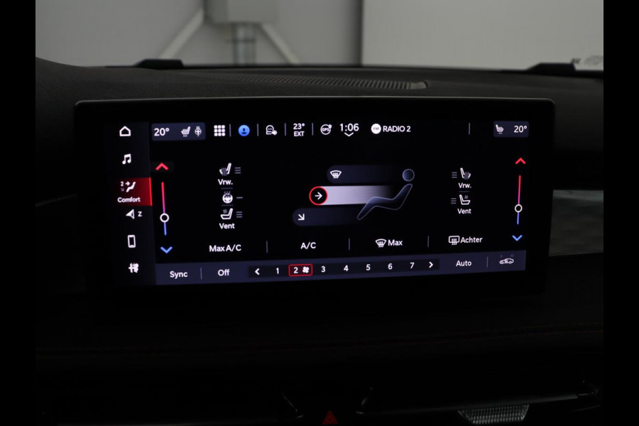 Alfa Romeo Tonale 1.5T Hybrid Veloce | 360 Camera | Stoel ventilatie | Stoel/stuur verwarming | Carplay | Matrix LED | Digital cockpit | Keyless | Adaptive cruise | Elektrische stoelen | Leder | Parkeerhulp | Elektrische kofferbak | Climate control