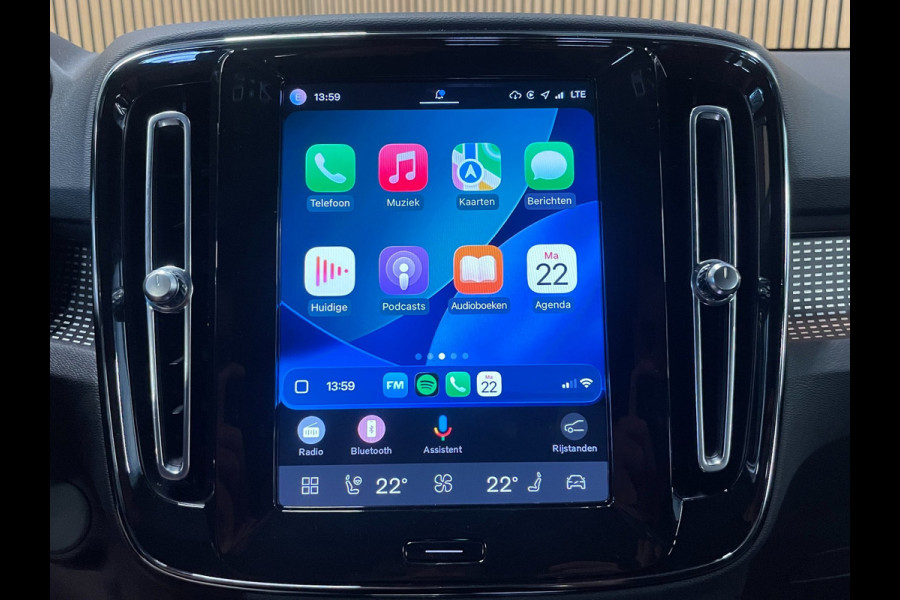 Volvo XC40 Recharge P8 AWD R-Design|92% SOH|ACC|CAMERA|CARPLAY|ANDROID AUTO|STOEL+STUURVERW|ELEK.KLEP|NL-AUTO|NAP|INCL.BTW|1e EIG|