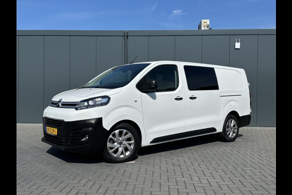 Citroën Jumpy 2.0 BlueHDI 180 PK / AUTOMAAT / L3H1 / DUBBEL CABINE / 2x SCHUIFDEUR / TREKHAAK / CAMERA / BLIND SPOT / ECC / CRUISE / 6 PERSOON