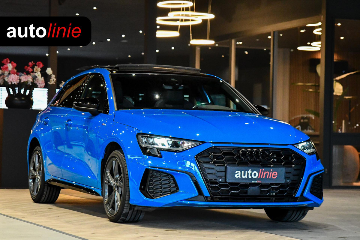Audi A3 Sportback 45 TFSI e 3x S-Line Competition. Pano, ACC, Keyless, Sfeer, CarPlay!