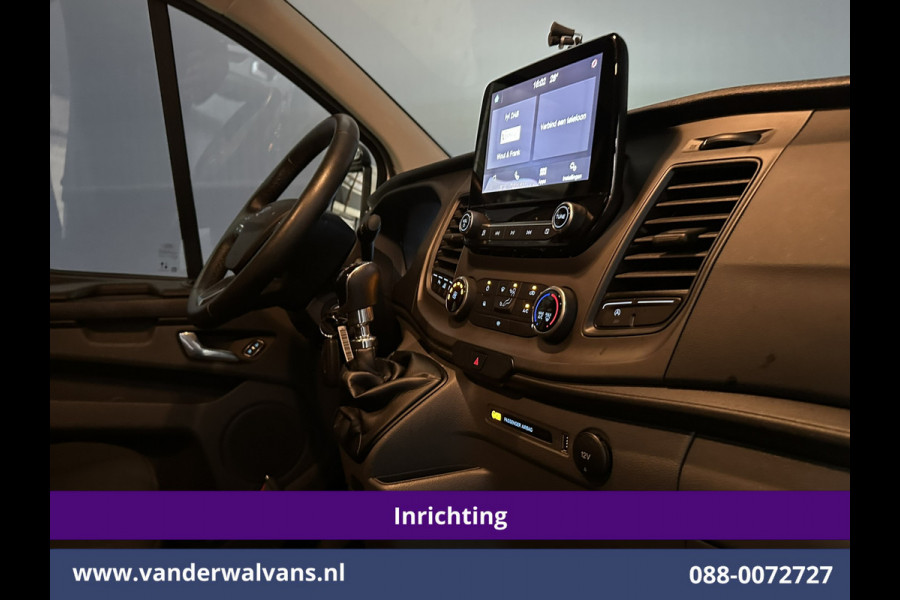 Ford Transit Custom 2.0 TDCI 130pk L2H1 inrichting Euro6 Airco | Camera | LED | 2800kg Trekhaak | Apple Carplay Cruisecontrol, Android Auto, Verwarmde Voorruit, Parkeersensoren, Bijrijdersbank