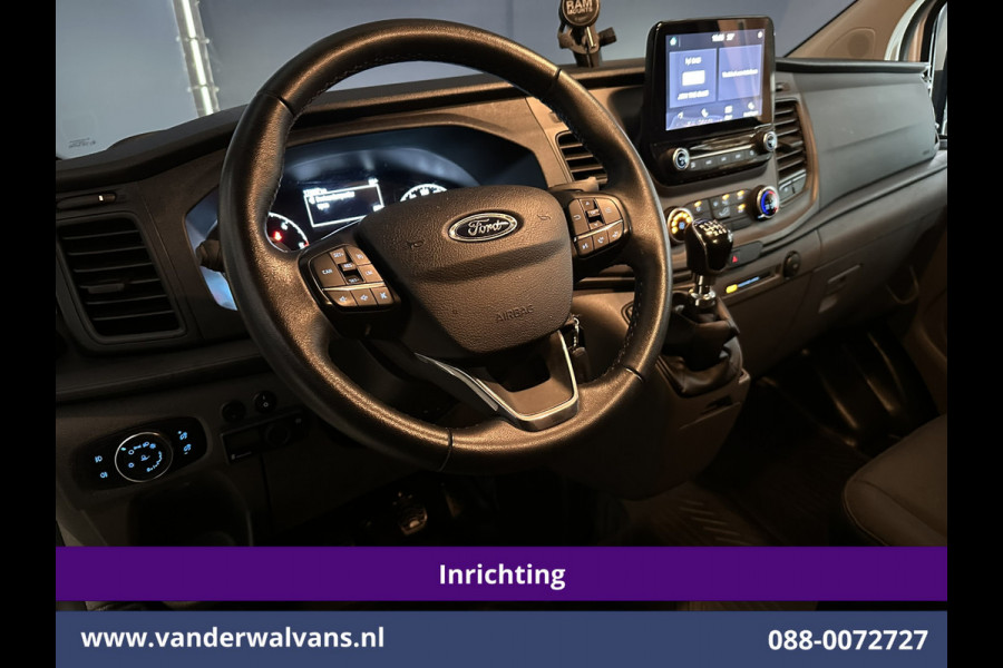 Ford Transit Custom 2.0 TDCI 130pk L2H1 inrichting Euro6 Airco | Camera | LED | 2800kg Trekhaak | Apple Carplay Cruisecontrol, Android Auto, Verwarmde Voorruit, Parkeersensoren, Bijrijdersbank