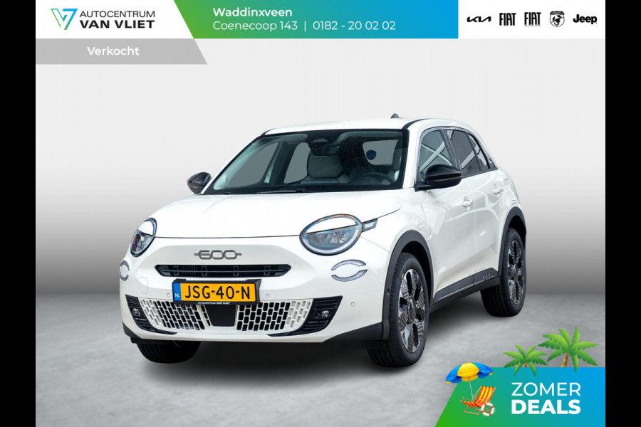 Fiat 600 1.2 Hybrid La Prima | 145 PK | Apple Carplay | Camera l El. Stoelen l Stoelverwarming
