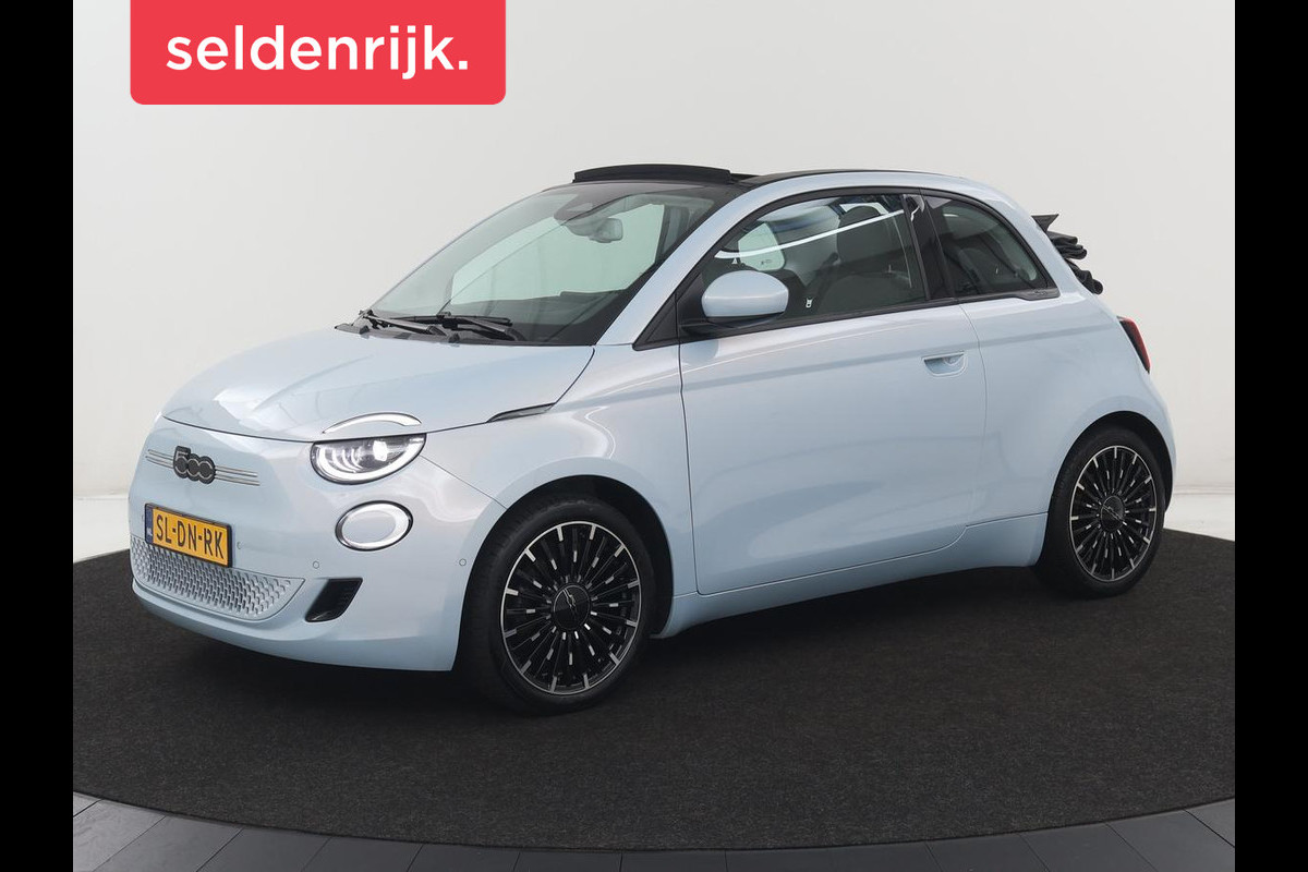Fiat 500E CABRIO Icon 42 kWh | SOH 90,5 | 3 Fase | Adaptive cruise | Camera | Carplay | DAB | Climate control | Stoelverwarming | Navi. Full map |