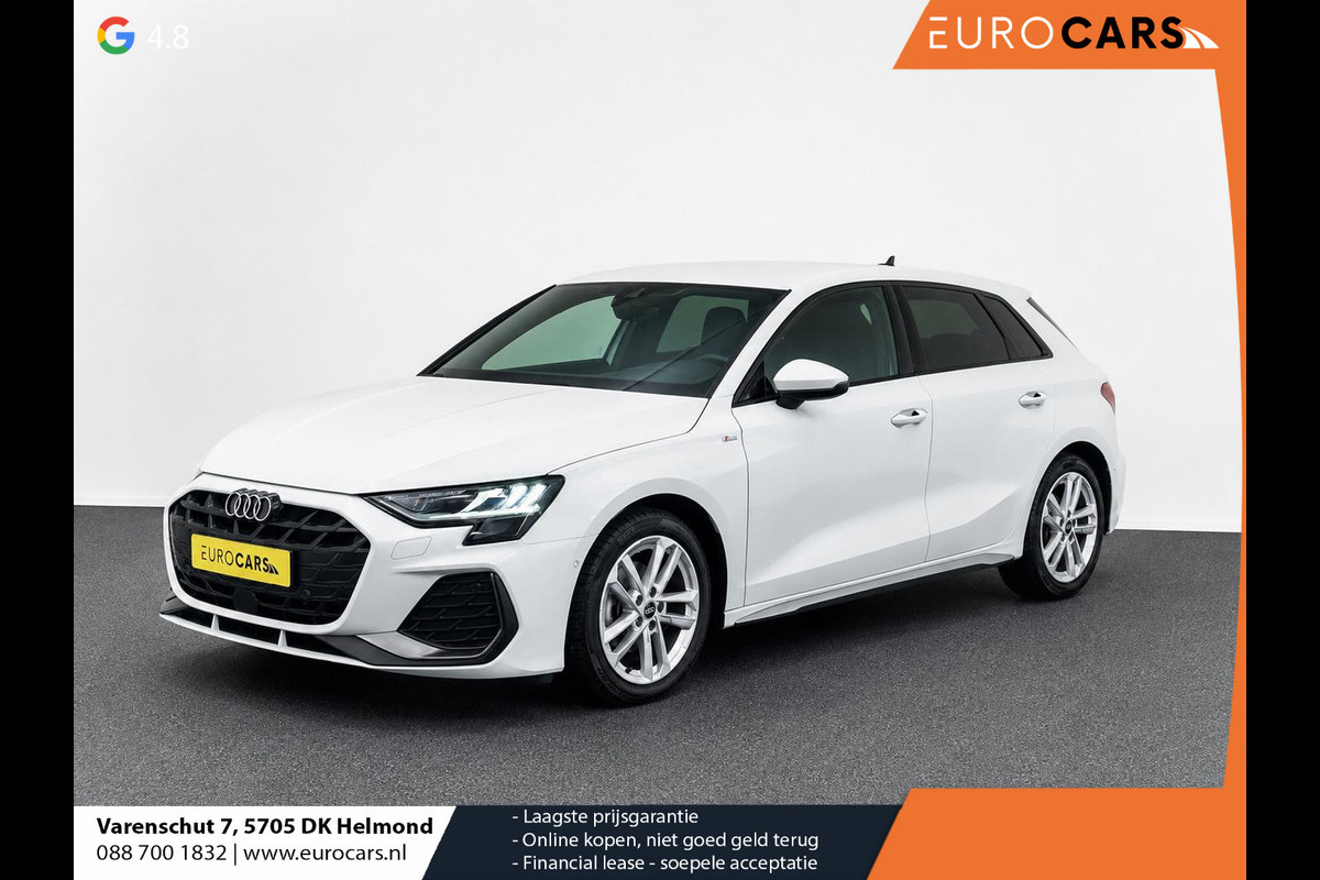 Audi A3 Sportback 35 TFSI S Line Edition Airco ECC Navi Carplay SONOS Premium Audio Adaptive Cruise Head Up Display Privacy Glass LED Sfeerverlichting