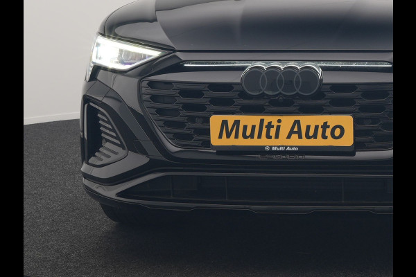 Audi Q8 e-tron Sportback 55 Quattro S edition 95 kWh 408pk Dealer O.H | Luchtvering | Panodak | Black Optic | Adaptive Cruise | 360 Camera | B&O Soundsystem | 21"L.M | Alcantara Sportstoelen Memory | Apple Carplay | Matrix LED |