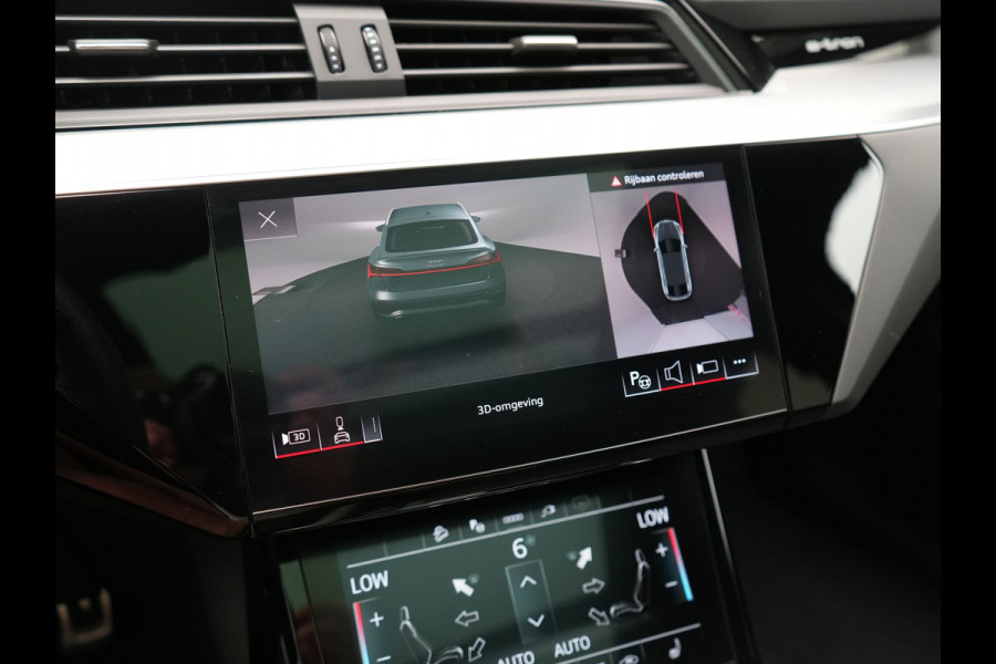 Audi Q8 e-tron Sportback 55 Quattro S edition 95 kWh 408pk Dealer O.H | Luchtvering | Panodak | Black Optic | Adaptive Cruise | 360 Camera | B&O Soundsystem | 21"L.M | Alcantara Sportstoelen Memory | Apple Carplay | Matrix LED |