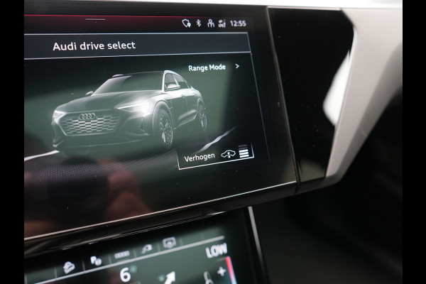 Audi Q8 e-tron Sportback 55 Quattro S edition 95 kWh 408pk Dealer O.H | Luchtvering | Panodak | Black Optic | Adaptive Cruise | 360 Camera | B&O Soundsystem | 21"L.M | Alcantara Sportstoelen Memory | Apple Carplay | Matrix LED |