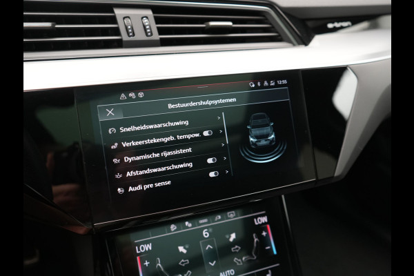 Audi Q8 e-tron Sportback 55 Quattro S edition 95 kWh 408pk Dealer O.H | Luchtvering | Panodak | Black Optic | Adaptive Cruise | 360 Camera | B&O Soundsystem | 21"L.M | Alcantara Sportstoelen Memory | Apple Carplay | Matrix LED |
