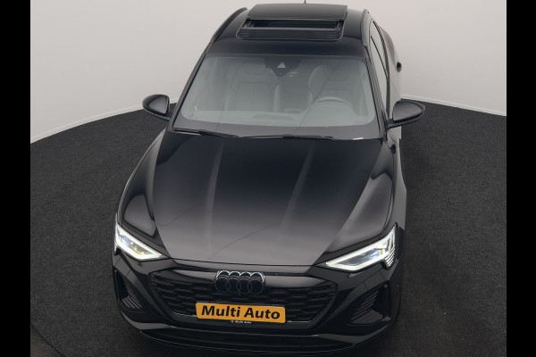 Audi Q8 e-tron Sportback 55 Quattro S edition 95 kWh 408pk Dealer O.H | Luchtvering | Panodak | Black Optic | Adaptive Cruise | 360 Camera | B&O Soundsystem | 21"L.M | Alcantara Sportstoelen Memory | Apple Carplay | Matrix LED |