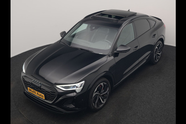 Audi Q8 e-tron Sportback 55 Quattro S edition 95 kWh 408pk Dealer O.H | Luchtvering | Panodak | Black Optic | Adaptive Cruise | 360 Camera | B&O Soundsystem | 21"L.M | Alcantara Sportstoelen Memory | Apple Carplay | Matrix LED |