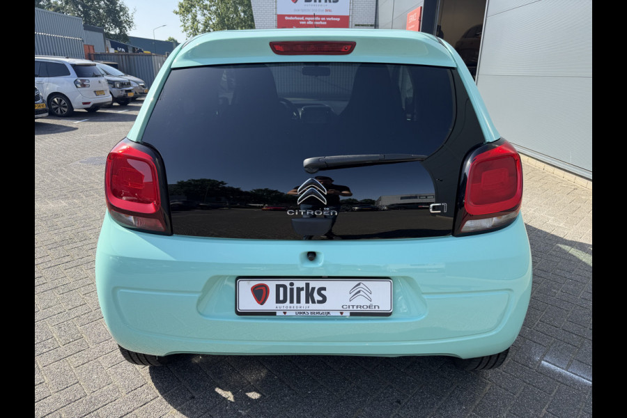 Citroën C1 1.0 VTi Airscape Shine (Navigatie - Automatische Airco - Camera - Apple Carplay - DAB - Elektrisch vouwdak - 15"Lichtmetalen vel