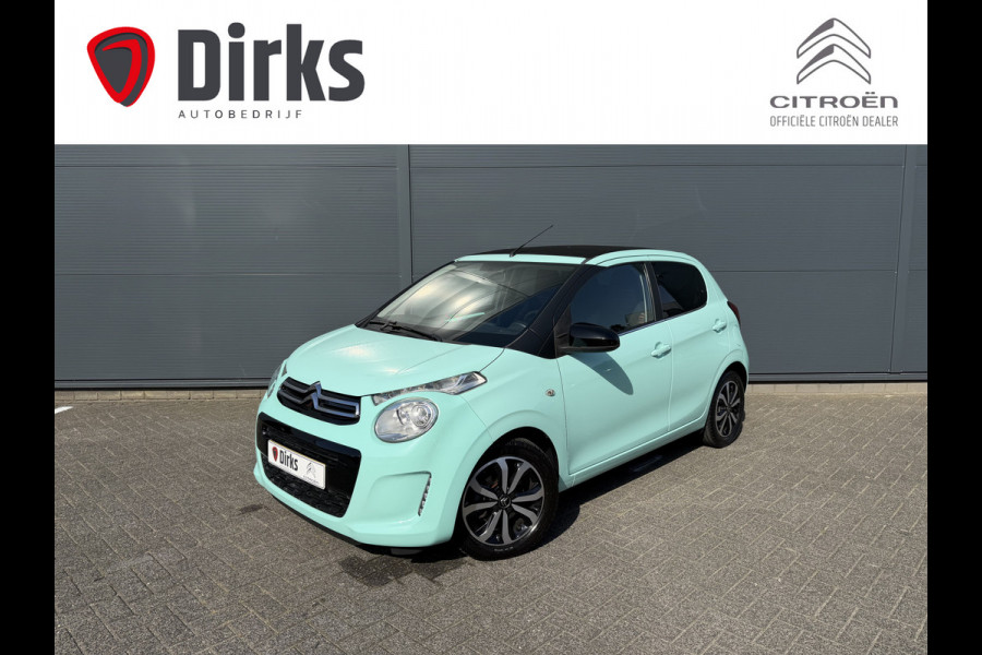 Citroën C1 1.0 VTi Airscape Shine (Navigatie - Automatische Airco - Camera - Apple Carplay - DAB - Elektrisch vouwdak - 15"Lichtmetalen vel