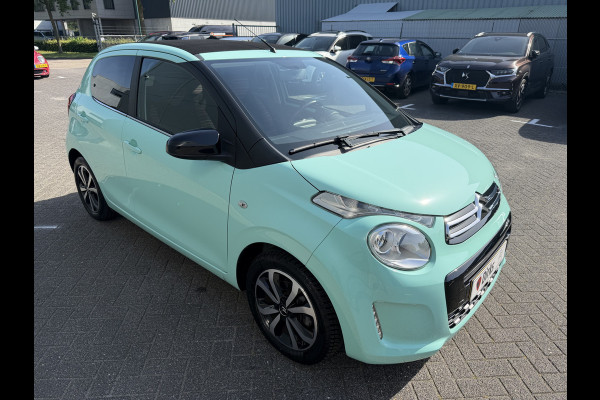 Citroën C1 1.0 VTi Airscape Shine (Navigatie - Automatische Airco - Camera - Apple Carplay - DAB - Elektrisch vouwdak - 15"Lichtmetalen vel