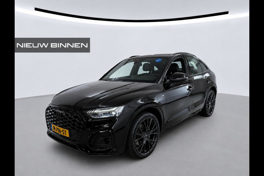 Audi Q5 Sportback 50 TFSI e S edition S-Line | Luchtvering | RS Seats | Stoelverwarming | Ambiance Verlichting | Camera | Cruise Control | Navigatie | Apple Carplay | Keyless | Trekhaak | Matrix LED | SOH 80%