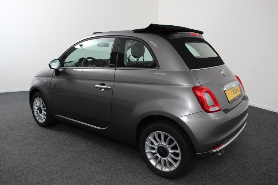 Fiat 500C 1.2 Lounge Navigatie Lederen interieur Climate control Cruise control Parkeer sensor achter DAB